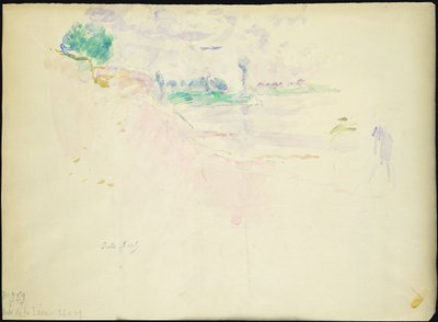 The banks of the Loire, 1887 by Berthe Morisot